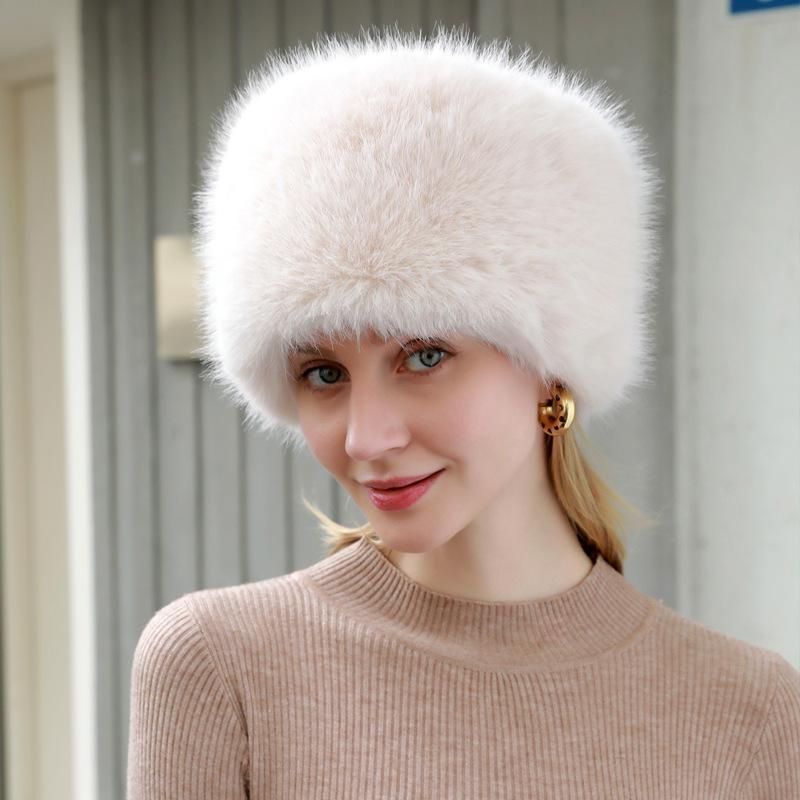 

Осенне-зимняя женская экспортная плюшевая шапка, куполообразная шапка из искусственного меха, универсальная зимняя теплая шапка, шапка-пуловер One Size