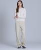 BASIC HOUSE Women'S Cable Round Neck Crop Knit Oatmeal Lykt7201