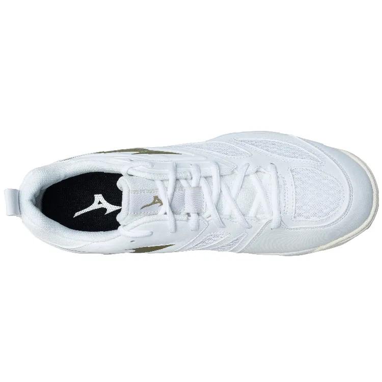 Mizuno Dynablitz 'White Gold' (Unisex) Volleyball Shoes V1GA212158