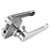 Toilet Door Lever Lock Set Bathroom Handle Knob Polished Chrome for Camper RV Yacht