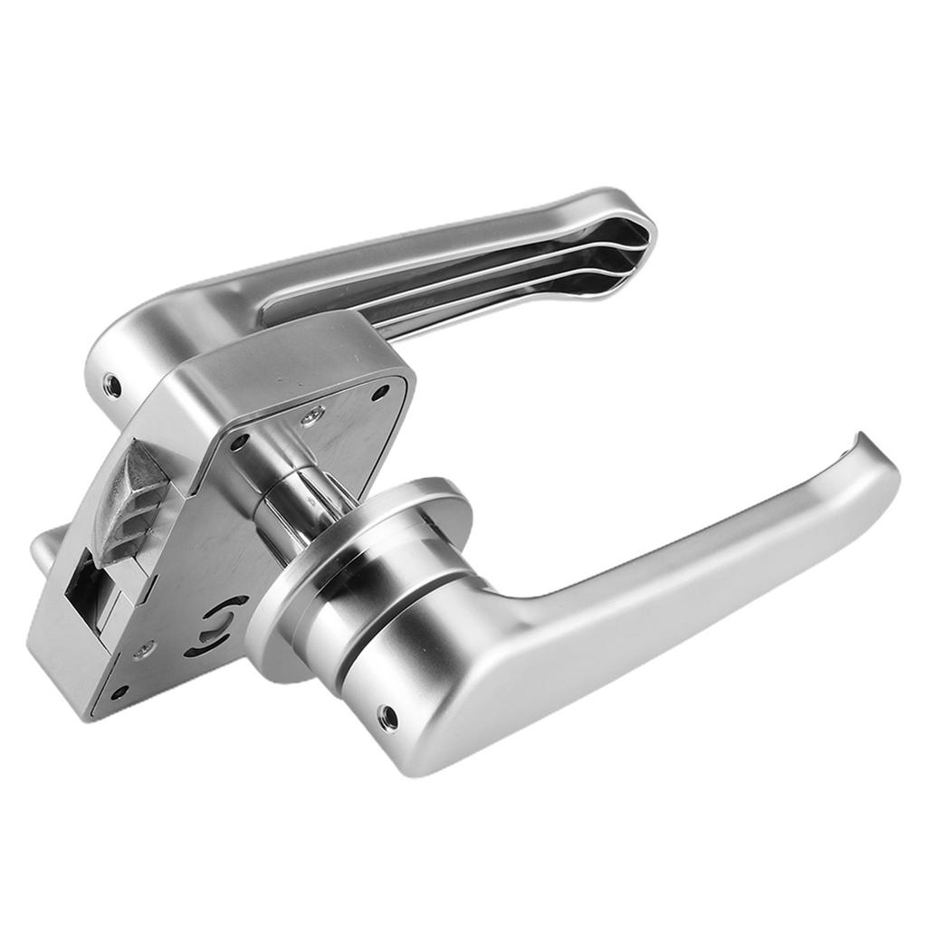 Toilet Door Lever Lock Set Bathroom Handle Knob Polished Chrome for Camper RV Yacht