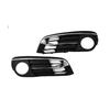 Pair Front Bumper Fog Light Chrome Grill Grille Trim Panel For BMW F10 F11 F18 525d 528i 535i 2014-2016 51117331737 51117417785
