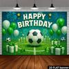 2D flat surface 1-piece hot-blooded football birthday background cloth party supplies suitable for indoor and outdoor use