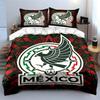 Mexico Soccer Logo Bedding Set Bedding Duvet Cover Set Duvet Cover Pillowcases (1 * Duvet Cover 2 * Pillowcases, without duvet insert)