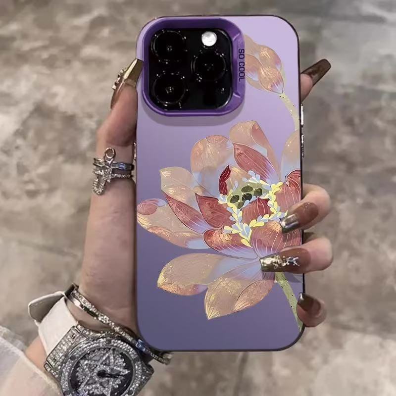 The new leaf is suitable for iphone17 mobile phone case Apple 16promax/15 Lotus 14pro13 Europe and America 12XR