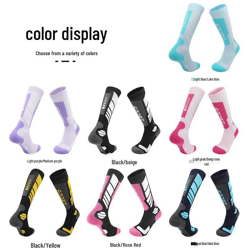 Men's & Women's Winter Warm Ski, Cycling, Mountaineering, Running, Hiking Compression Wool Socks