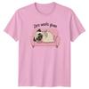 Zero Woofs Given Pug Dogs Animals Unisexs TShirt Unisexs Tee Graphic Top