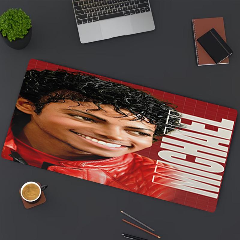 Ποντικοουαλί Εκτύπωσης Michael Jackson, για Πληκτρολόγιο Pad Laptop PC Mat για Γραφείο Οικιακή Χρήση, Διακόσμηση Γραφείου, Τέλειο Δώρο Γενεθλίων για Gamers
