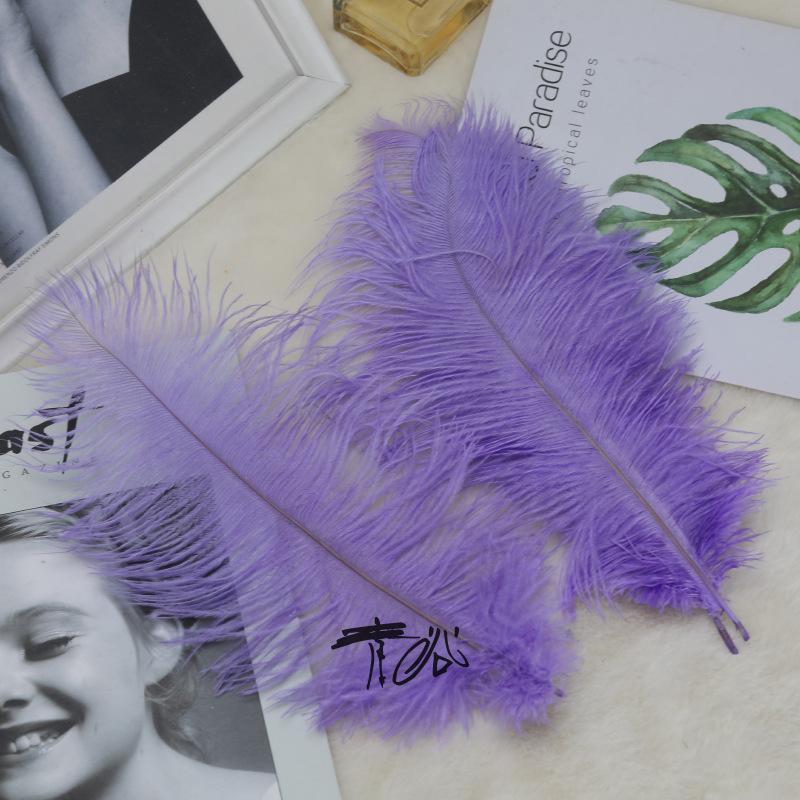 Colored Ostrich Feathers 30-35Cm Stage Performance Wedding Bouquet Decoration Ostrich Feathers