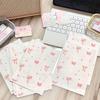 50pcs 12×17cm Pink Bowknot Heart Paper Bags Cute Photo Cards Jewelry Packaging For Handmade Crafts Gift Wrapping Storage Pouches