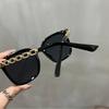 Square Metal Frame Decorative Eyeglasses New Fashion Big Frame Korean Version Anti-Reflective Lens Round Face Slimming for Women