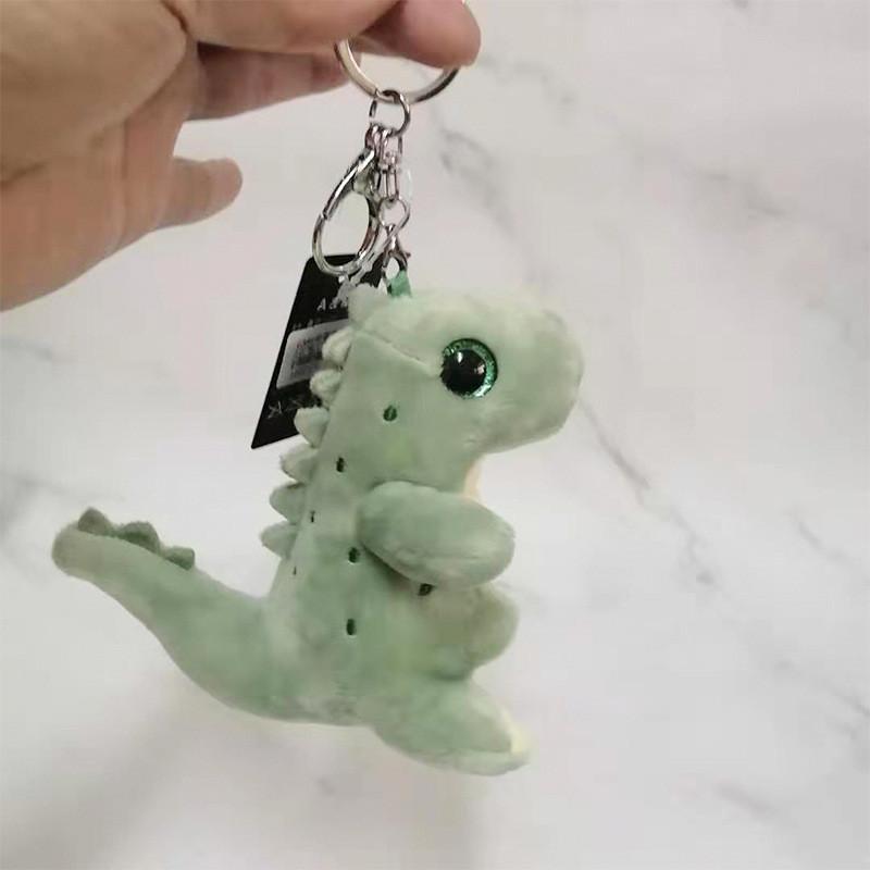 Green Dinosaur Sweet Plush Keychain Adorable Soft Stuffed Toy For Ages All