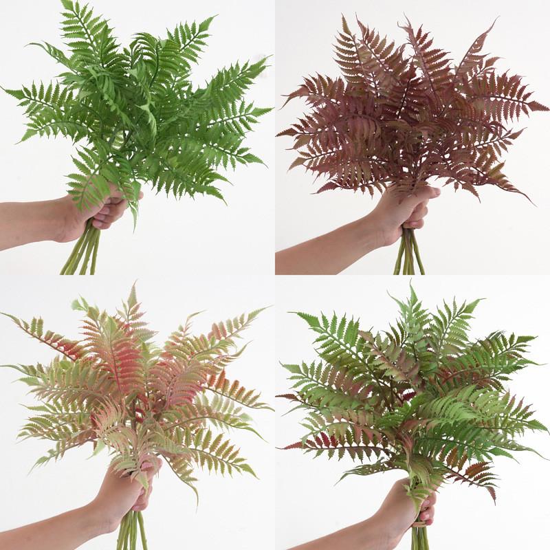 Artificial Leaf Fern Decor With Durable Material Indoor Home Scene Photography