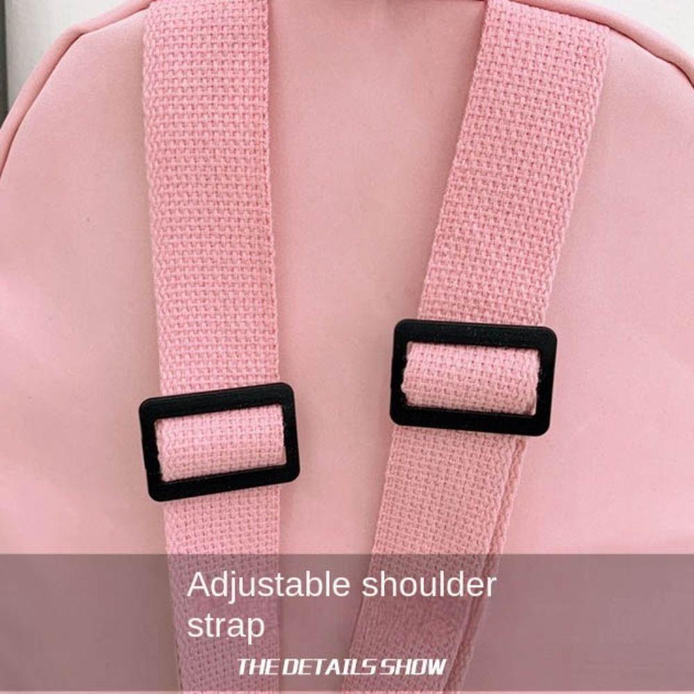 Large Capacity Cartoon Animal  Schoolbag Nylon Kids Book Bag Cartoon Capybara Backpack  Kids