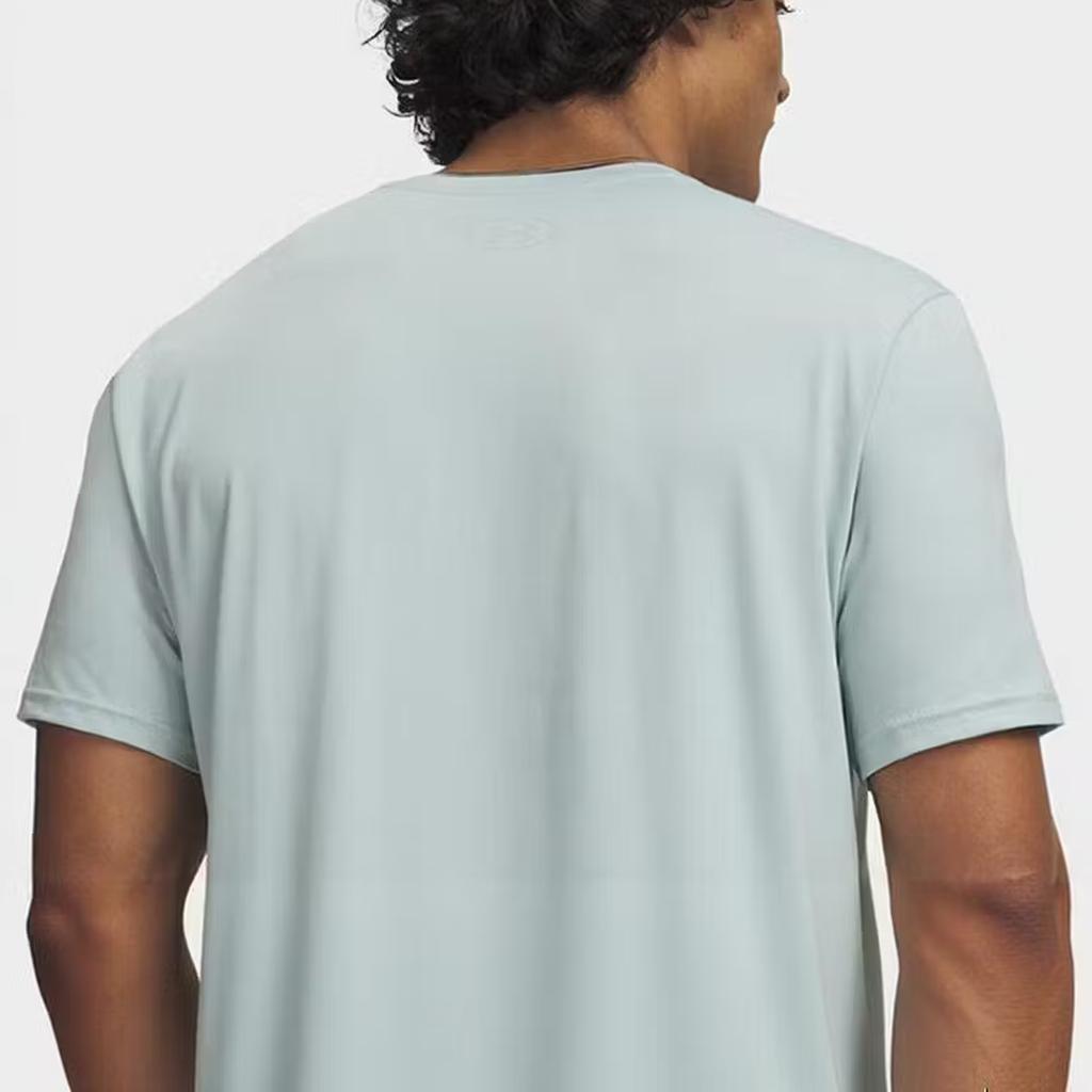 Under Armour Sports Crew Neck Pullover Short Sleeve T-Shirt Men tops 1383973-477