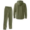 Men  Fashion  Leisure  Hooded Hood  Button  Upper Garment  Trousers  Set