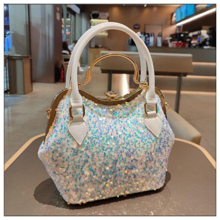 Handbag Fashion Temperament Women's Bag Sequins Inlaid with Diamonds New Light Luxury