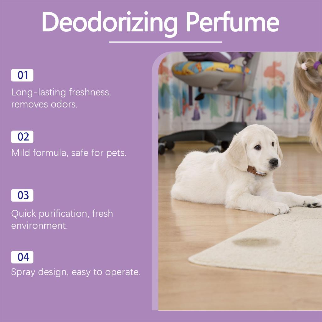 Pet Deodorant Spray Cat Dog Deodorant Cat Dog Urine Indoor Fresh Environment Spray  ,Dog Deodorizer , Fresh Environment Spray  ,1pc  ,50ML