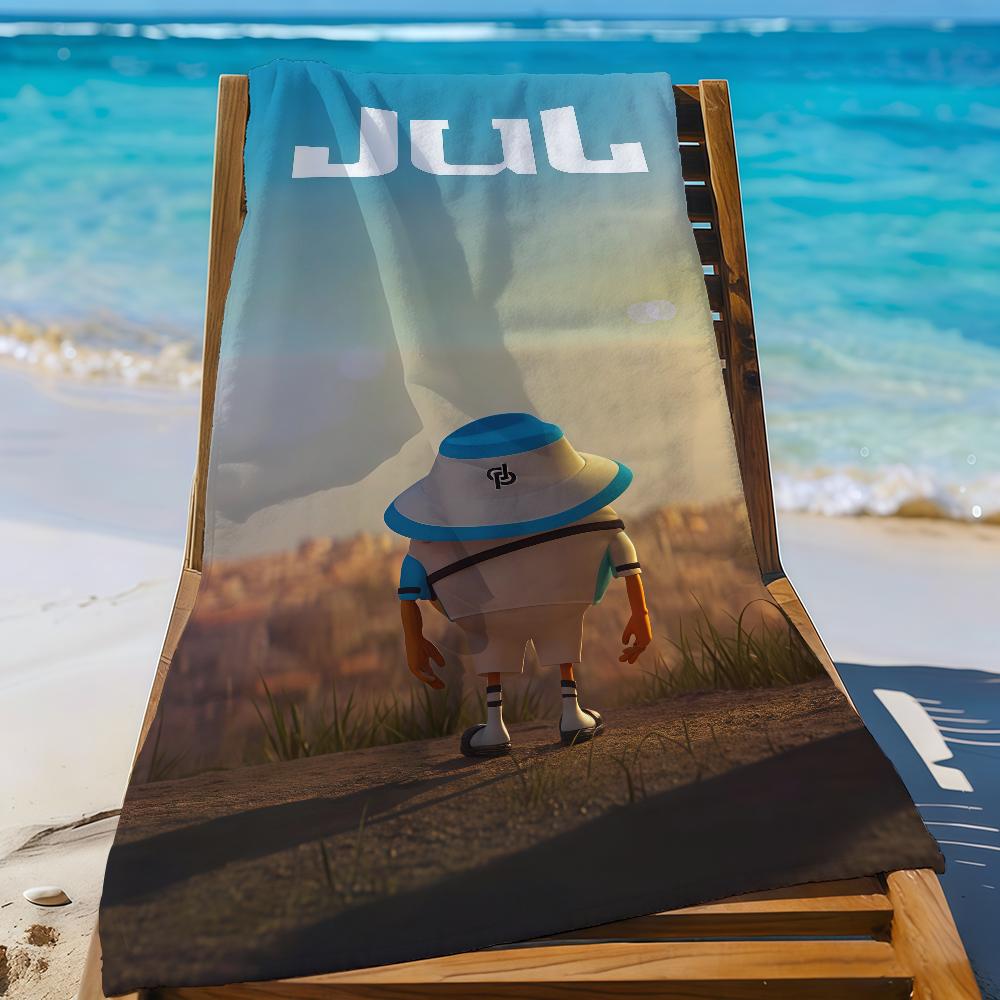 

Rapper J-Jul Popular Towel Sports Quick Dry Travel Camping Gear Sandproof Soft Light Large Beach Towel W30*H60(CM)
