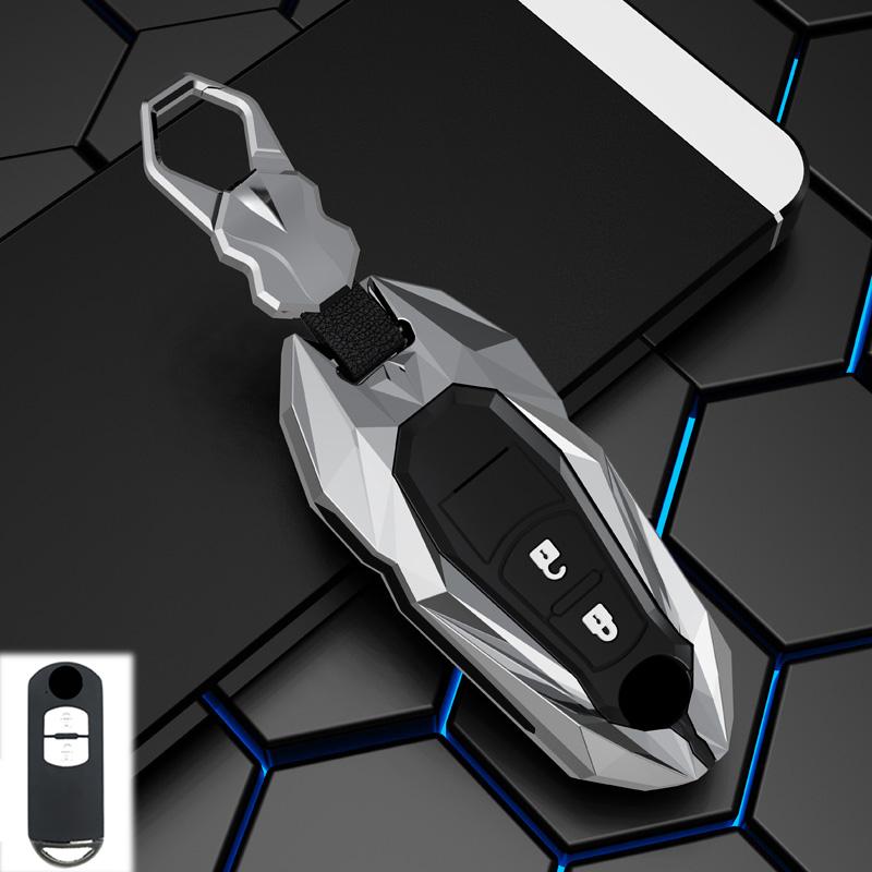 Zinc Alloy Car Remote Key Case Cover for Mazda 2 3 6 Axela Atenza CX-5 CX5 CX-7 CX-9 2014 2015 2016 Car Accessories