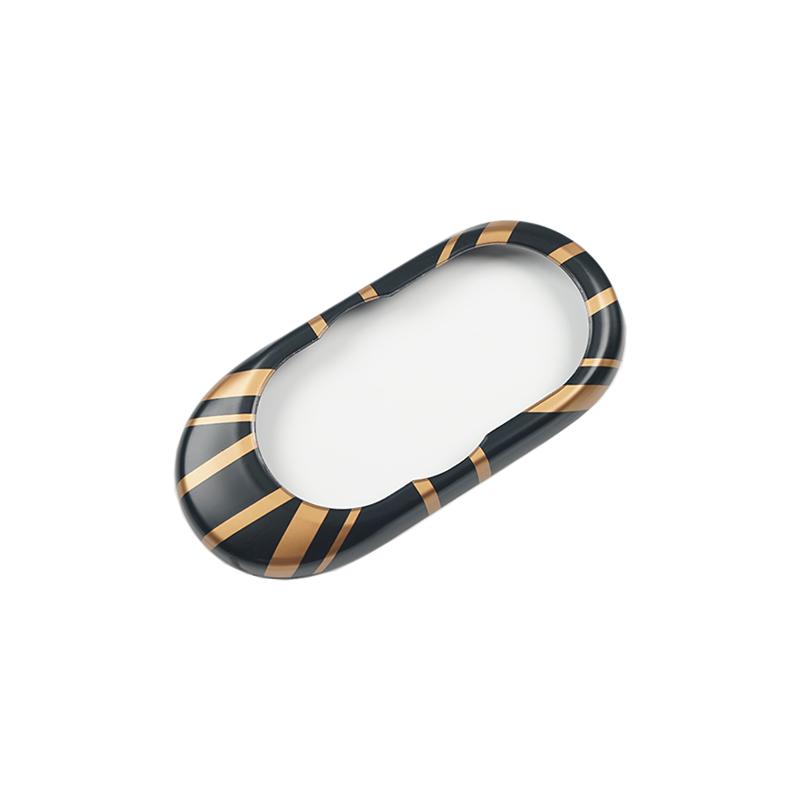 Car Center Console Multimedia Button Gear Panel Housing Cover Sticker For MINI One Cooper F55 F56 F57 Auto Car Accessories