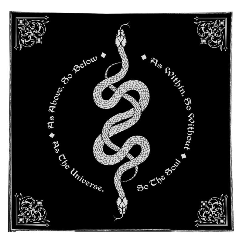 Мистическая Бабочка и Цветок Ткань для Гадания на Таро Покрытие Стола для Духовного Гадания A 50x50cm