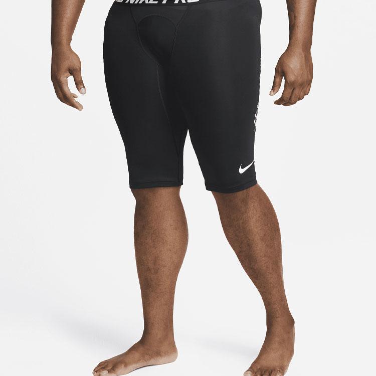Nike Letter Print Spliced Sports Shorts Men Bottoms Black CT2568-010