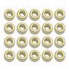 20pcs Round Copper Strain Isolate Brass Braided Paracord Lanyard Pendant Outdoor EDC Paracord DIY Accessories end strain