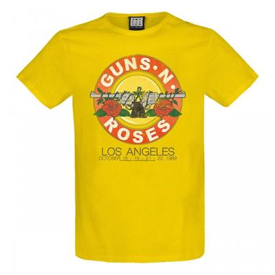 Amplified Unisex Adult Vintage Bullet Guns N Roses T-Shirt