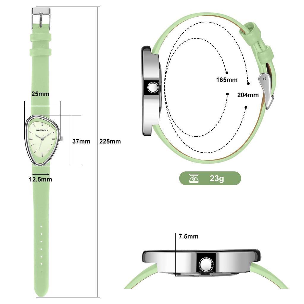 BEN NEVIS Analog Quartz Leather Women's Watch, Waterproof, Ultra-Thin, Strap, Slim, Simple, Stylish, Casual.