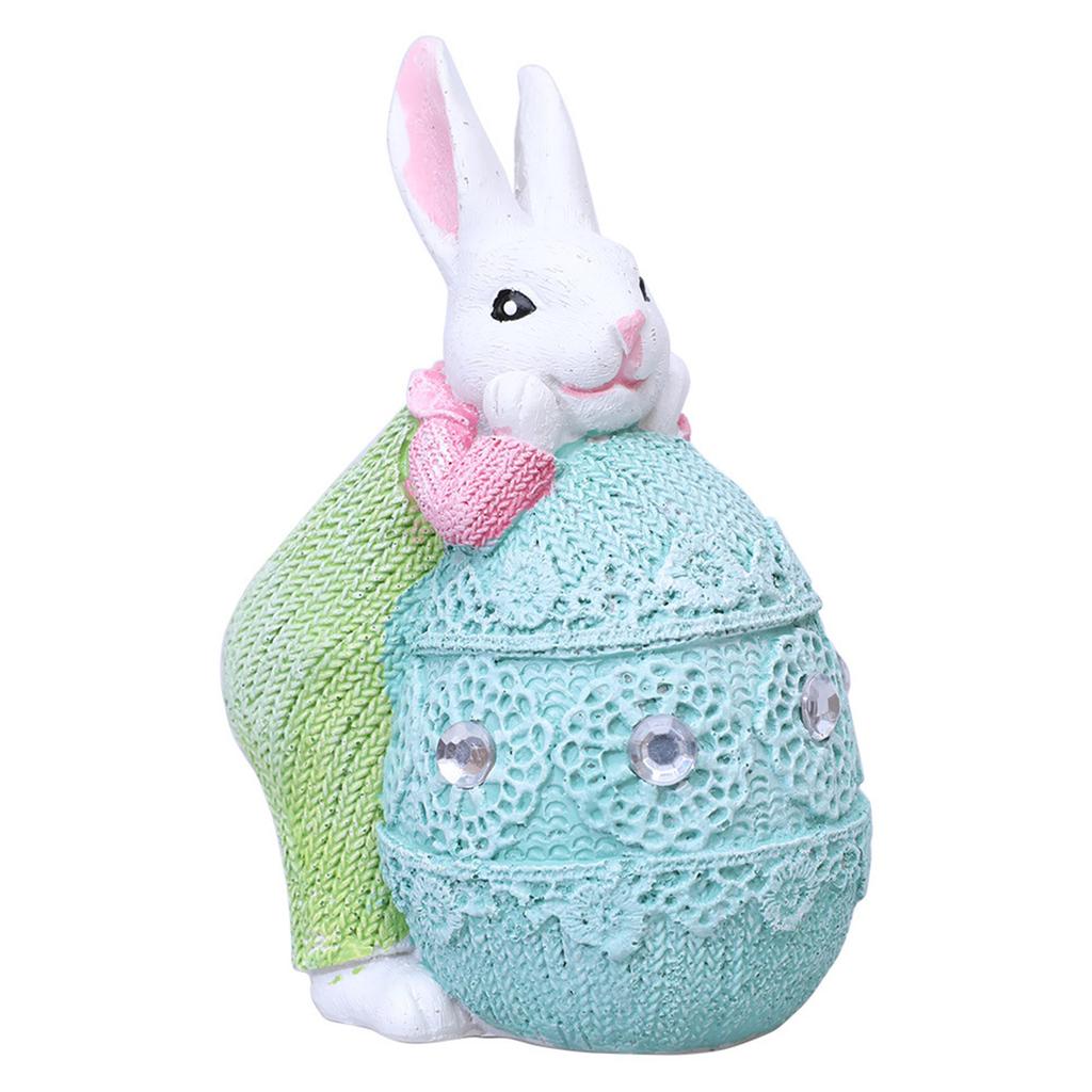 Bunny Figurine Statue Easter Decor Bunny Sculpture Ornaments Charming Tabletop Decor for Versatile Party Gift Essentials
