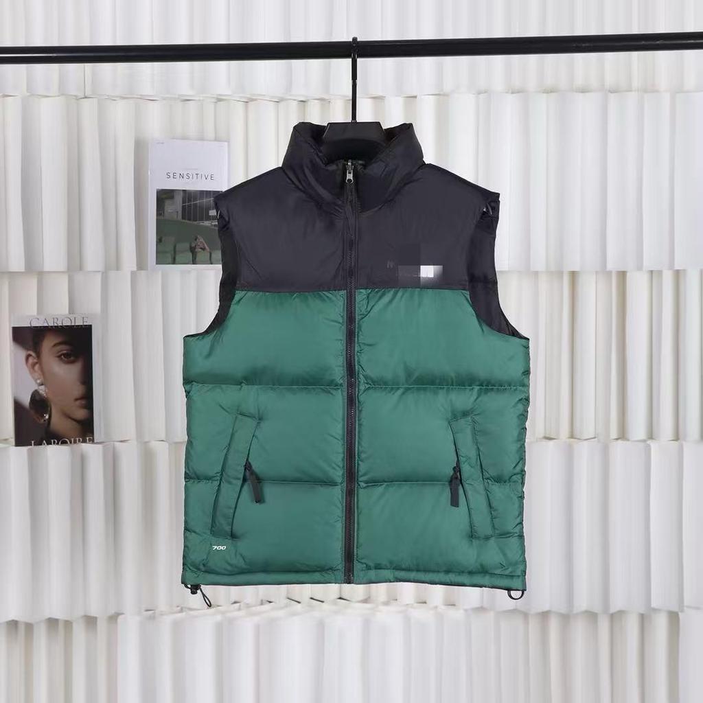 North Face 1996 Down Vest: Unisex Embroidered Jacket, Couple's Thickened and Warm Gilet for Cold Protection