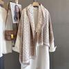 Autumn and winter new versatile imitation cashmere scarf high-end atmosphere classic letter chain printing scarf shawl