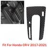 Real Carbon Fiber Console Gear Shift Panel Cover Trim For Honda CR-V CRV 2017-21