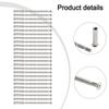 25 Pcs/set Door Handle Fixing Screw Door Handle Bolt Through Fixings For M3 Door Handle Knobs Door Lock Metal Screws Hardware