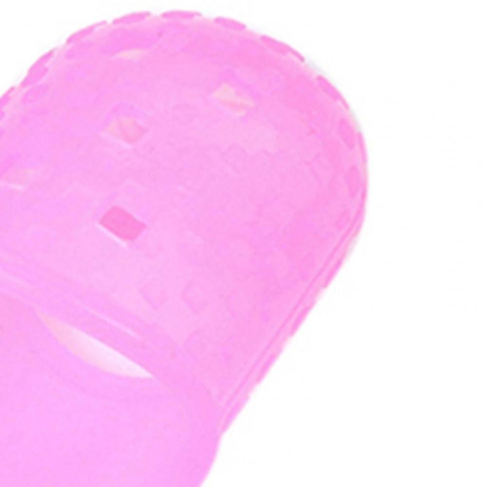 4 szt./zestaw Antypoślizgowe Ochraniacze na Opuszki Palców do Gitary Jednokolorowe Silikonowe Nakładki na Palce Gra na Pianinie