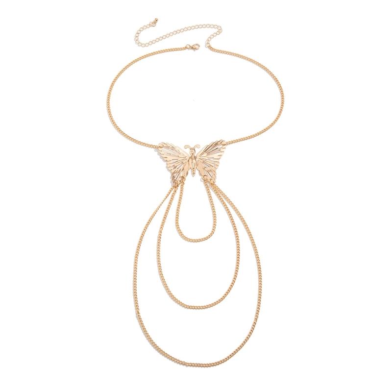 

Стильный браслет-манжета на руку с кисточками-бабочками, модная металлическая цепочка на руку, открытый браслет на руку, украшение, популярные аксессуары