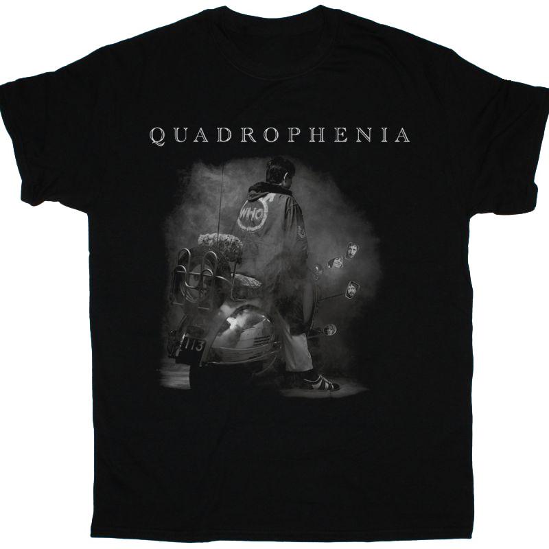 

The Who Quadrophenia 1973 Unisex Black Cotton T-shirt Tops Tee S-4XL M