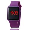 Durable Watch Sports With Stainless Steel Clasp Pu Case And Silicone Strap