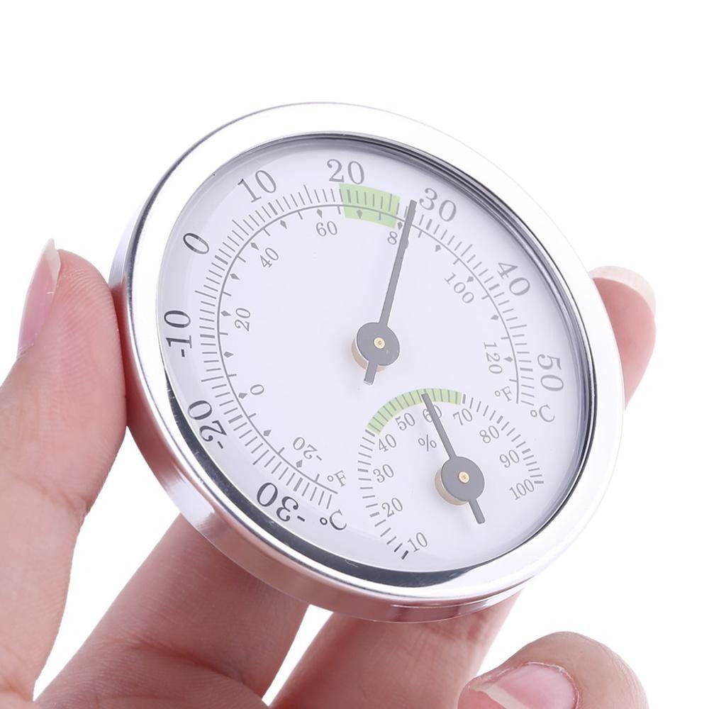 2 PCS Meter Mini Thermometer Humidity Thermo-Hygrometer 58MM Pointer Type  Hygrometer  Household