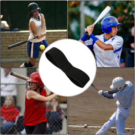 Baseball Swing Trainer Band High Elastic Wear Resistant Soft Widened Design Softball Baseball Swing Training Band Accessory