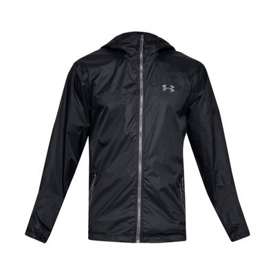 Men's Forefront Rain Training Sports Jacket Black 1321439-001