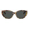 Versace Temple Logo Injection Molding Cat Eye Sunglasses Unisex Couple Style Tortoiseshell 39630621 0VE4495D-777-Tortoiseshell 56