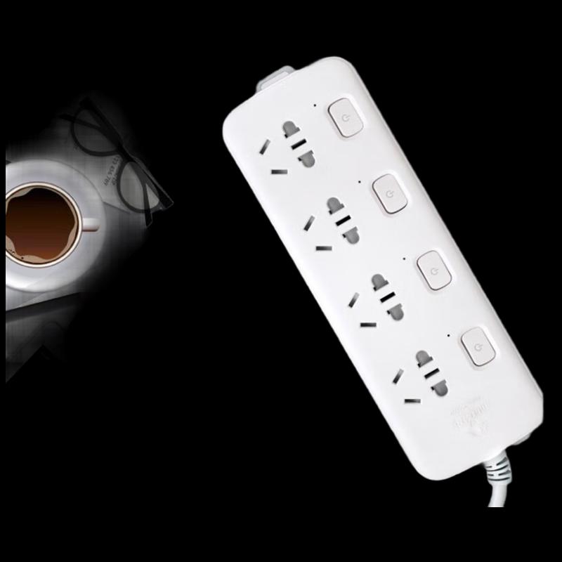 BULL 4-Outlet Power Strip with Individual Switches