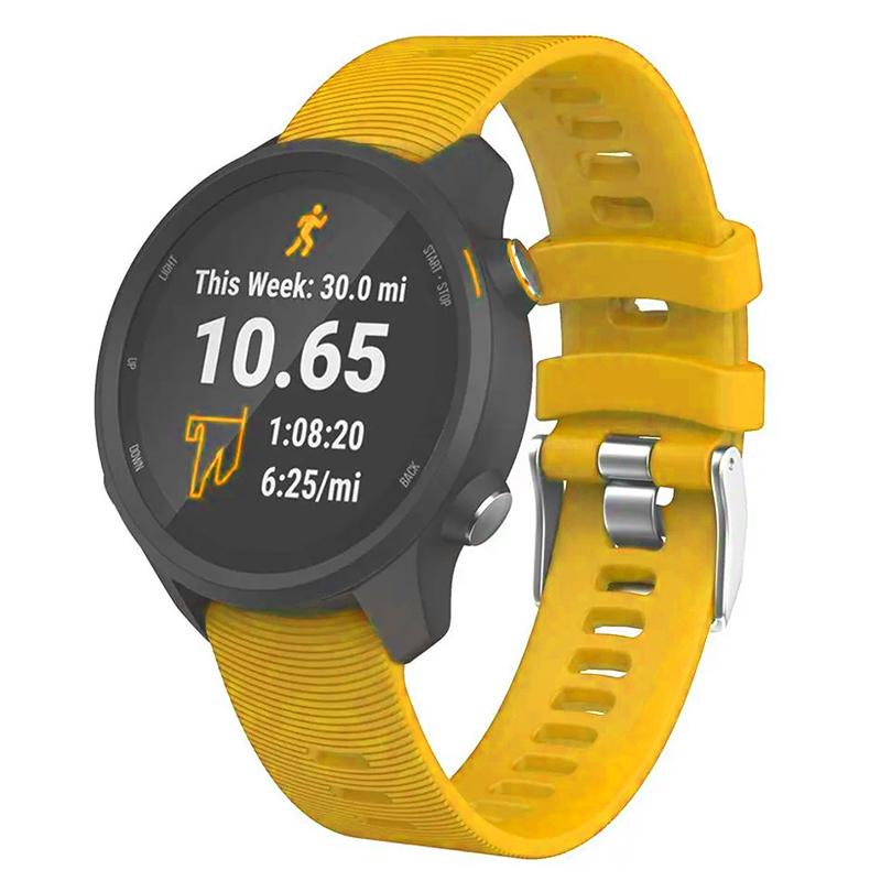20mm Colorful Strap For Garmin Forerunner 245 245m 645 Music Vivomove 3 HR Sport Silicone Smart Watchband Bracelet