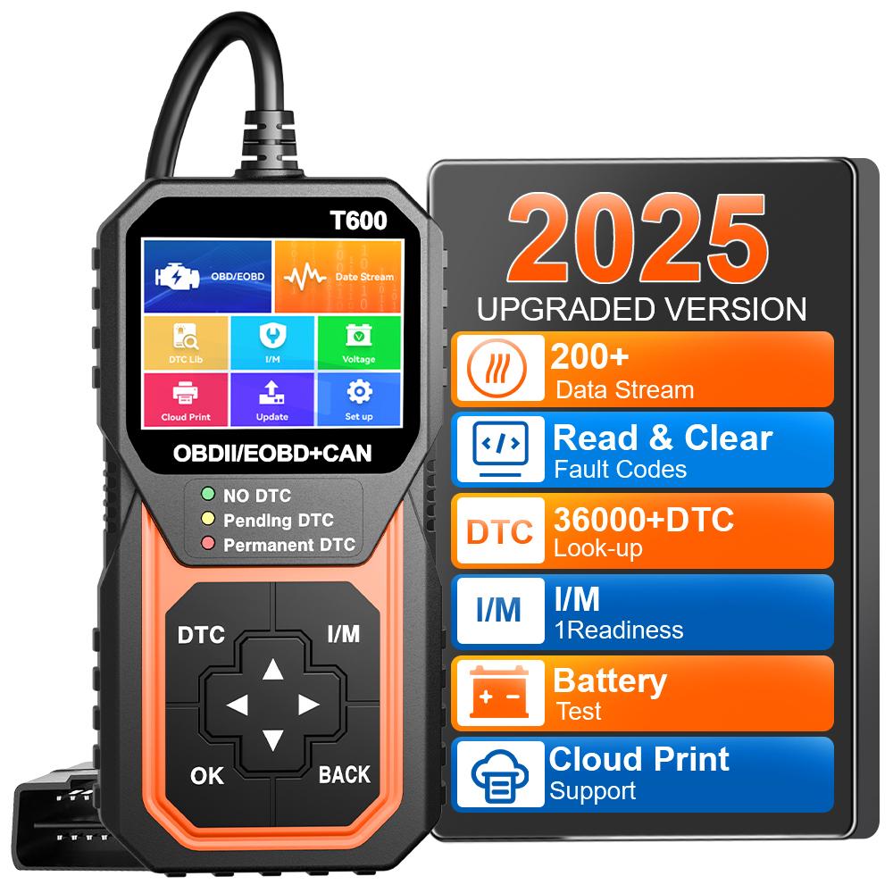 T600 Instrument de Diagnostic Auto Auto Scanner OBDII Cititor de Coduri BD2 Funcționează Pentru Toate Mașinile Șterge/Șterge Coduri YM109 YM119 Multilingv
