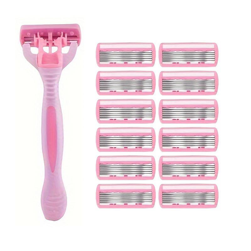 High Quality Men Safety Razor Blade 6-Layer Germany Stainless Steel Shaving Blades Manual Shaver Head