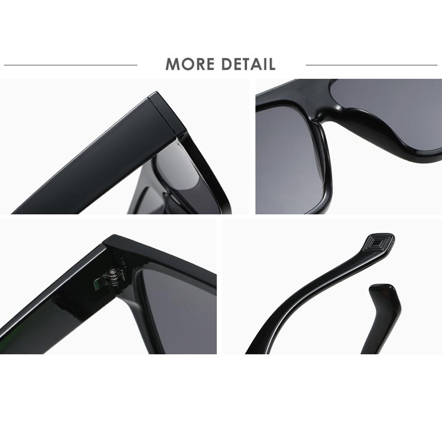 Occhiali da Sole Quadrati Oversize Classici Donna Nuova Moda Neri da Sole Femminili Gradiente Vintage Grandi Lenti UV400 Oculos