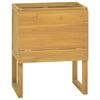 Day and Night - Day and Night Solid Teak Wood Bathroom Cabinet 60x40x75 Cm