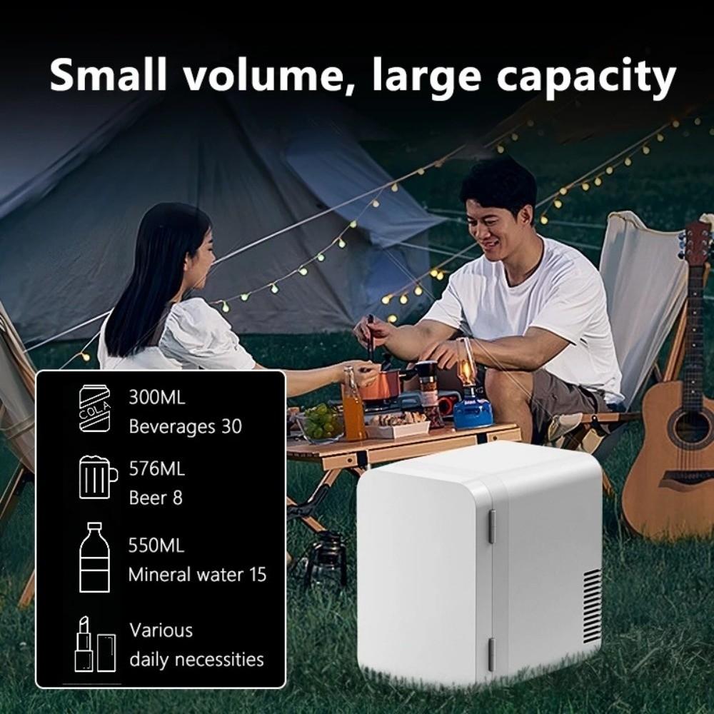 Domowa Mini Lodówka 8L Zamrażarka Samochodowa Przenośna Lodówka Samochodowa Lodówka na Kosmetyki i Jedzenie